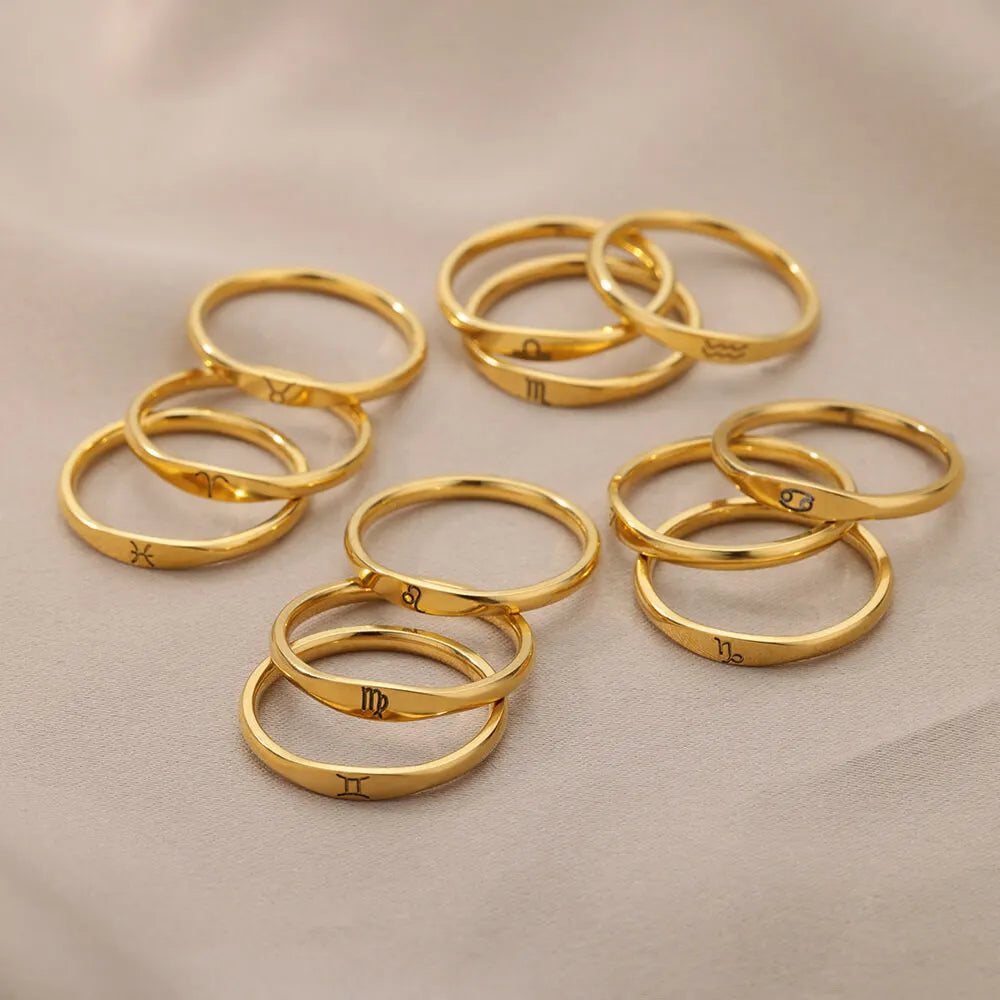 SAGITTARIUS - ZODIAC GOLD RING