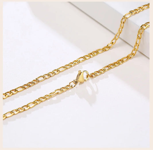 GOLD FIGARO NECKLACE