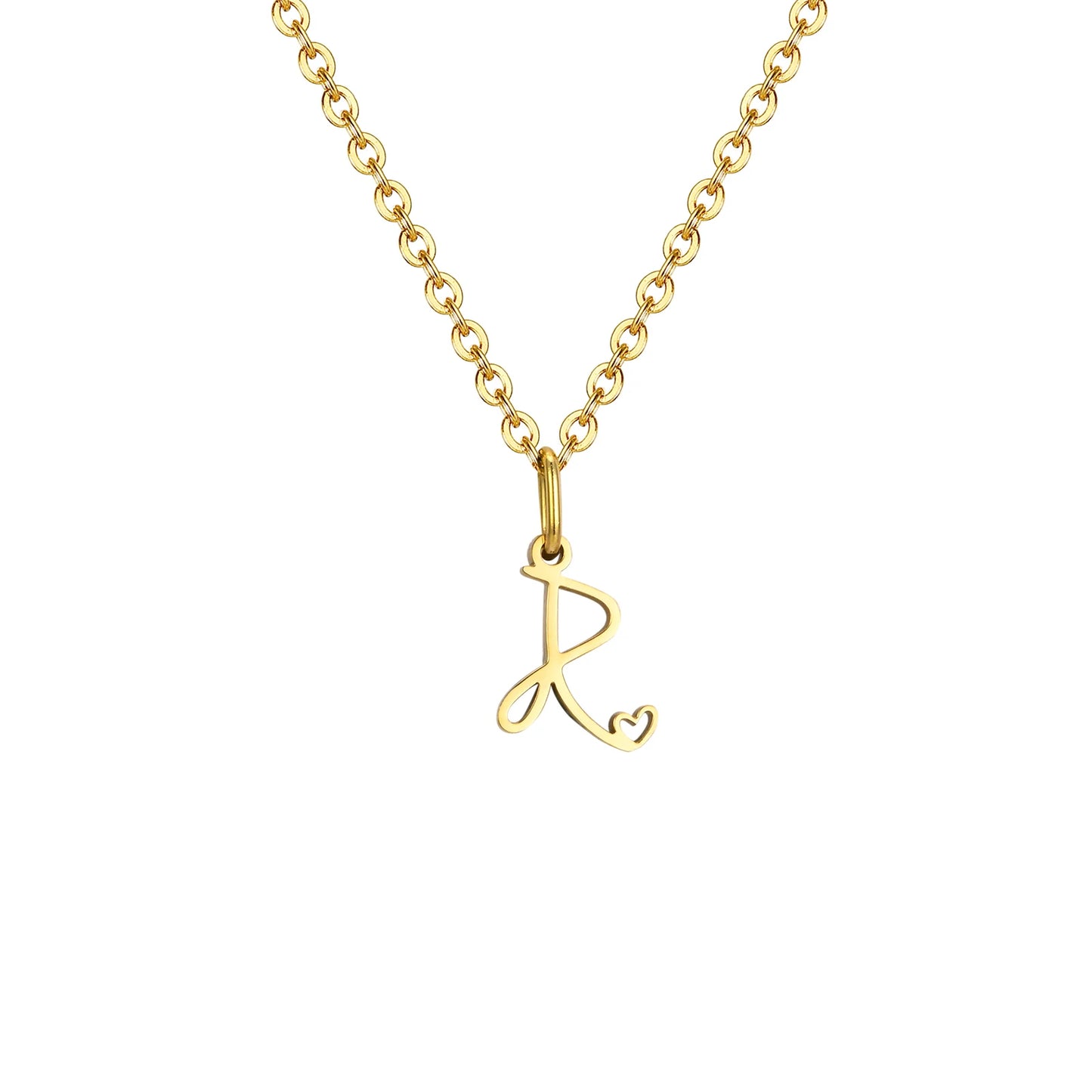 HEART INITIAL A-Z NECKLACE