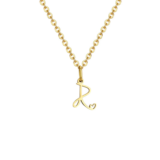 HEART INITIAL A-Z NECKLACE