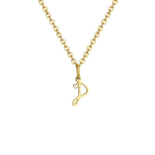 HEART INITIAL A-Z NECKLACE