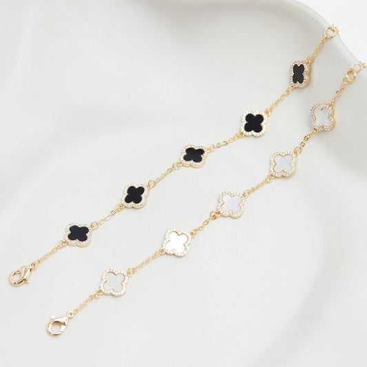 TRINITY - DIAMOND MOTHER OF PEARL BRACELET