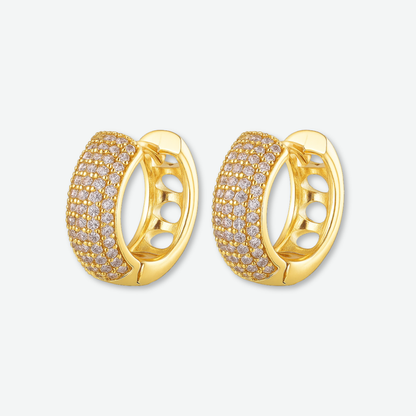 LUST SHINE HUGGIE EARRINGS