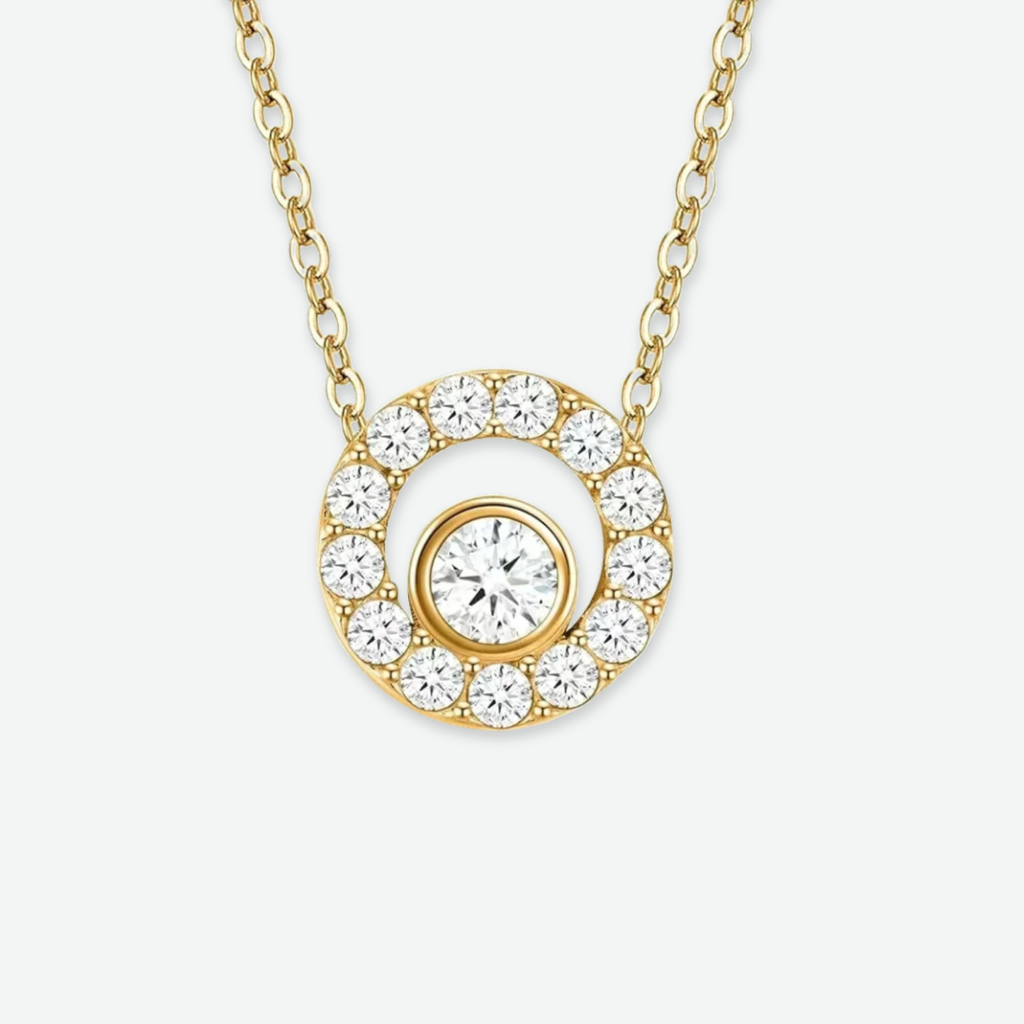CIRCLE OF LIGHT NECKLACE