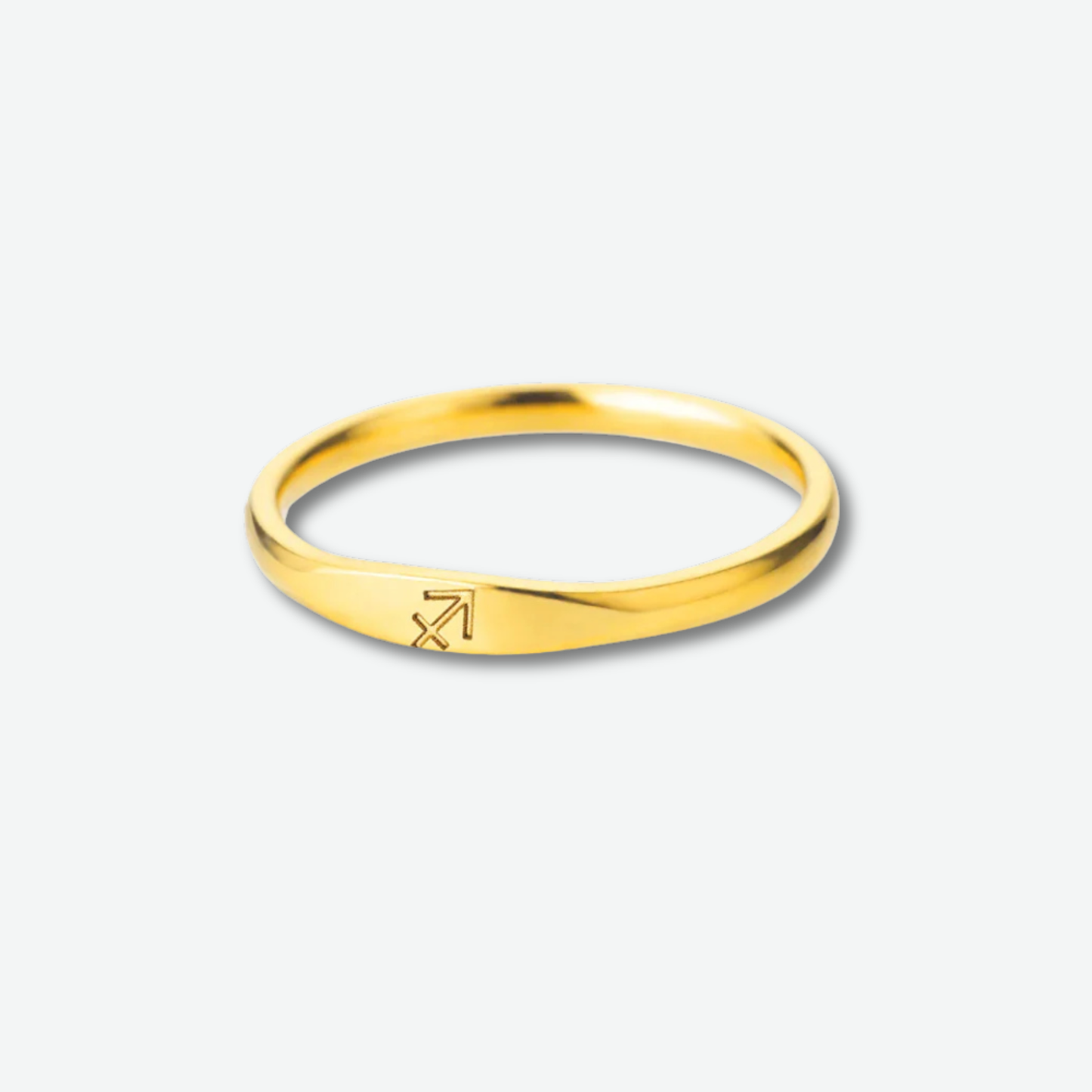 SAGITTARIUS - ZODIAC GOLD RING