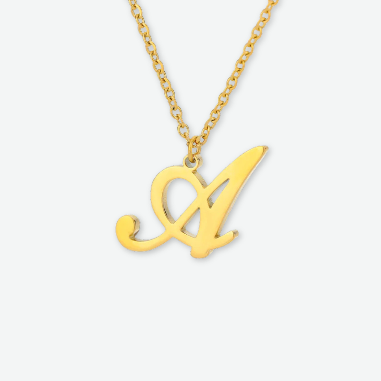 ALEX BRUSH LETTER A-Z NECKLACE