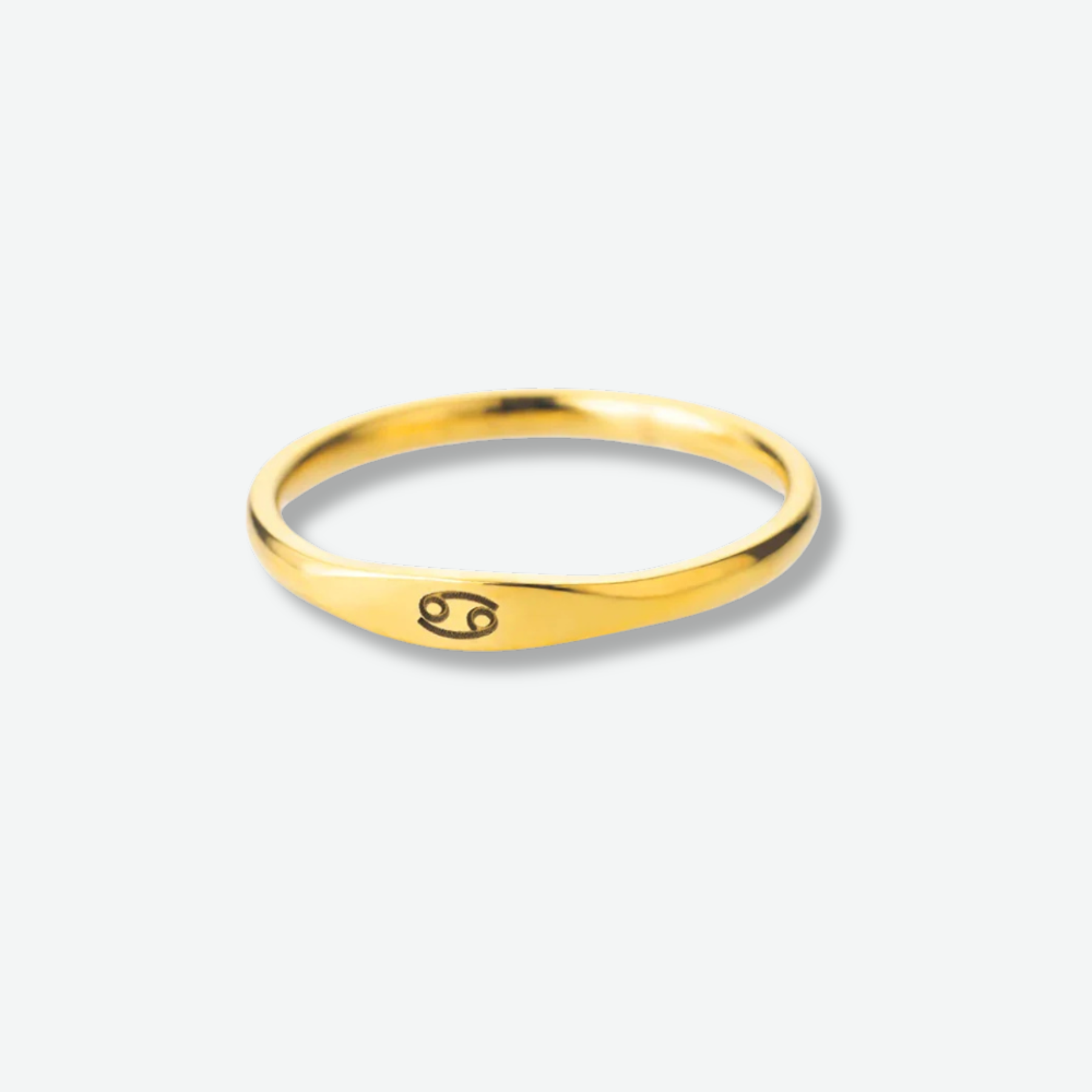 CANCER - ZODIAC GOLD RING