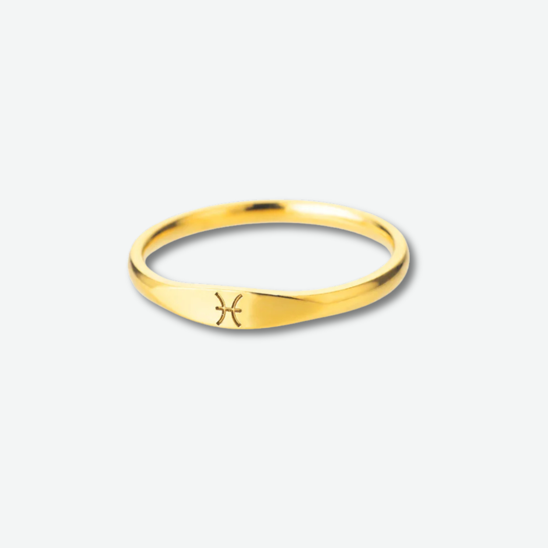 PISCES - ZODIAC GOLD RING