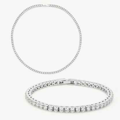 HALO MENS - TENNIS CHAIN & BRACELET BUNDLE