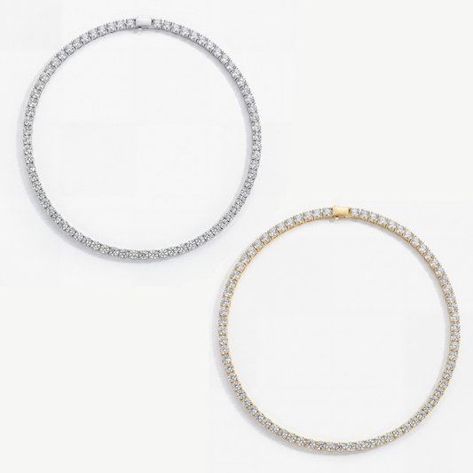HALO XL MENS - TENNIS GOLD & SILVER CHAINS BUNDLE
