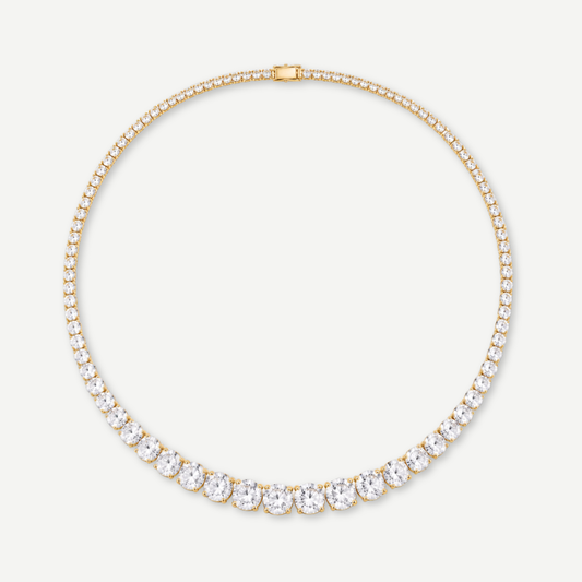 COLLIER RAS DE COU HALO GRADUATED / OR
