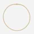 HALO - TENNIS NECKLACE / GOLD
