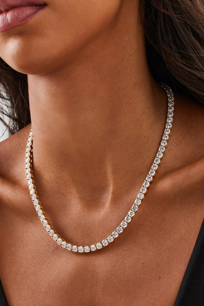 HALO XL - TENNIS GOLD & SILVER NECKLACE BUNDLE