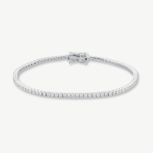 HALO XS - TENNIS BRACELET / SILVER