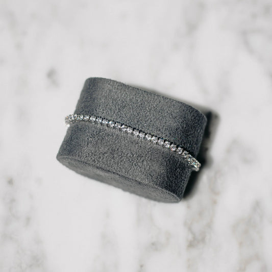 HALO 3mm - TENNIS BRACELET / SILVER