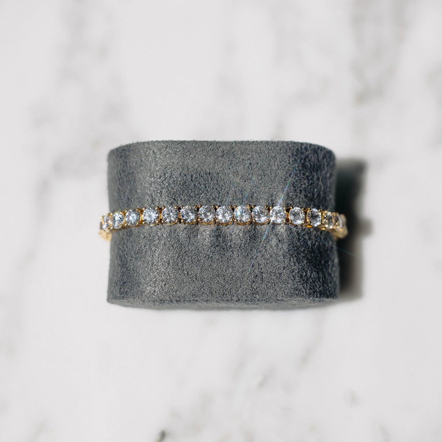 HALO 5mm - TENNIS BRACELET / GOLD
