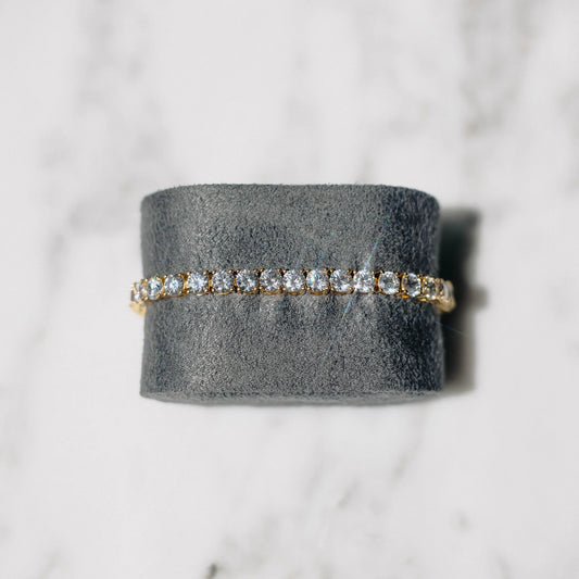 HALO 5mm - TENNIS BRACELET / GOLD