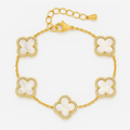 TRINITY - DIAMOND MOTHER OF PEARL BRACELET